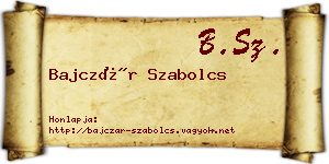 Bajczár Szabolcs névjegykártya